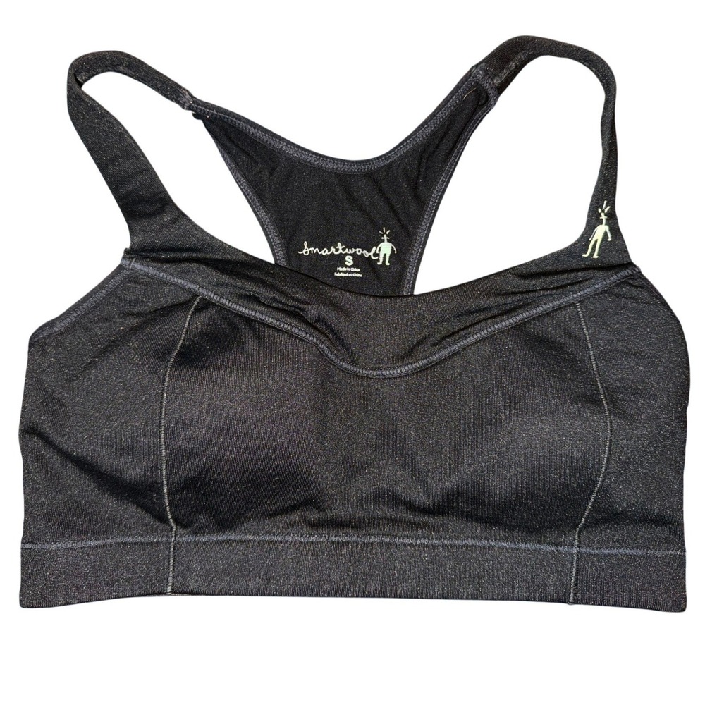 Smartwool Black Racerback Sports Bra